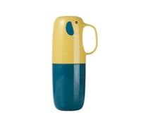 JJDFW Boîte à brosse à dents et dentifrice Porte-articles de toilette Gobelet portable pour voyage, camping, salle de bain Accessoires, jaune