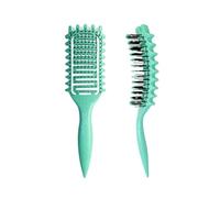 JJDFW Brosse à cheveux bouclés creux Boucle Définir le coiffage Barbe Peigne démêlant Brosses multi-usages Peignes maison