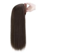 JJDFW Mignon Long Ondulé Curly Headband U-Shape Extension de Cheveux Clip Naturel Faux Demi-Perruque Femme