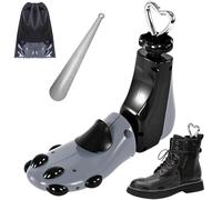 JJDPARTS Écarteur de chaussures unisexe réglable pour bottes et bottes - Pieds larges, L (taille femme 11-14, homme 10-14) 1 pièce, gris, Pack of 1, For Women size 9-14, Men's 8-13