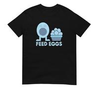jje47ard Aija Feed Eggs I Think You Should Leave Tim Robinson Unisex T-Shirt Black L