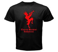 jje47ard Chateau Marmont Hollywood Hotel Logo Men's Black T-Shirt Size S to 5XL Black M