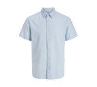 Jjebreeze Linen Blend T-Shirt S/S Sn Pls - Grande Taille, Bleu céleste, 6XL