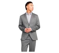 JJEJAXON Blazer en Jersey, Gris foncé chiné/Coupe : Coupe ajustée, 52