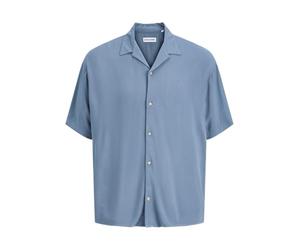 Jjejeff Resort Solid Shirt SS Sn, Blue Mirage., M