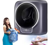 JJENXYYDS Lave-Linge entièrement Automatique, Mini-Machine à Laver 3 kg, avec Panneau de Commande et Application,pour dortoirs - Machine à Laver compacte à Tambour de 3 kg à Chargement Frontal