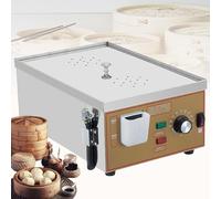 JJENXYYDS Machine à Petits Pains à Vapeur électrique 2/4/6 Trous,Cuiseur À Vapeur Électrique Commercial,30~110 ℃, Alarme D'éBullition à Sec,pour boulettes de Pain,Riz,Cuisine Chinoise,Two-Hole