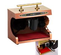 JJENXYYDS Machine À Polir Les Chaussures,Machine De Cirage De Chaussures À Induction Entièrement Automatique,Kit De Cirage De Chaussures Électrique en Titane pour Banque D'hôtel Familial,D