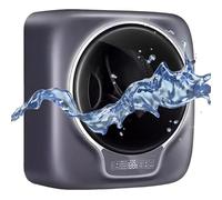 JJENXYYDS Mini Lave-Linge 3 kg, Lave-Linge Mural pour sous-vêtements, Mini-Machine à Laver compacte à Chargement Frontal entièrement Automatique,pour Les dortoirs d'appartements de Voyage