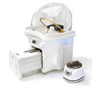 JJENXYYDS Nouveau modèle Head Spa bac pour Laver Les Cheveux Réservoir,avec Kit de Fumigation | Appareil Spa Capillaire Chauffé à LED | Shampooing Circulation Eau 60L+20L,Usage Domestique Salon
