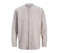 Jjesummer Linen Blend Band T-Shirt L/S Sn, Corde, L