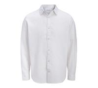 Jjesummer Linen Blend T-Shirt L/S Sn, Blanc., XL