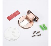 JJHQOKYNA Acier Inoxydable Collision Porte Tactile Invisible sans Aspiration poinçon Fort magnétique Tactile Boucle arrêt de Porte 1 pièces(Type1 Gold)