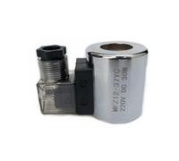 JJHQOKYNA Bobine d'électrovanne hydraulique MFB12-37YC MFZ12-37YC 30 W AC 220 V 110 DC 24 12 48 60 Diamètre du Trou 23 mm Hauteur 51(Mfz12-37yc Dc220v)