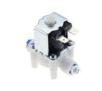 JJHQOKYNA Électrovanne électrique normalement Ouverte, Interrupteur de débit d'entrée d'eau magnétique DC 12V 1/4 Quot; Contrôleur de Distributeur magnétique 12V 24V 220V, 1 pièce(24V)