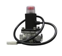 JJHQOKYNA Électrovanne normalement Ouverte G1/2" G3/4" G1 for gaz Naturel GPL, vanne d'arrêt d'urgence avec système d'alarme de sécurité Domestique DC9-24V(0.75 inch)