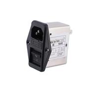 JJHQOKYNA Prise Secteur monophasée, Filtre d'alimentation 220 V, Interrupteur à fusible CW2B-6A/10A-T(CW2B-10A-T 003 No Lamp)