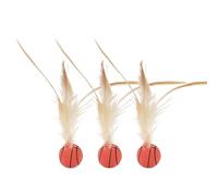 JJIAGOLD Ensemble de jouets interactifs avec boule de plumes pour chat, jouets interactifs pour chats d'intérieur, jouets avec