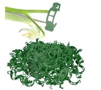 JJIAGOLD Pinces Plastiques de Fixation pour Plantes grimpantes et tiges potagères, Accessoire Pratique de Jardin pour l'entretien des végétaux du Potager Domestique (200, Vert)