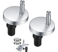 JJiaoLinin 2 Pièces Fixation Abattant WC, Charnières en Acier Inoxydable 304 avec Vis pour Fixation Abattant de WC, Pour Baignoires et Salles de Bain