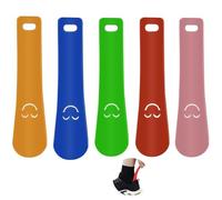 JJiaoLinin 5 Pcs Chausse Pied,Ensemble Chausse-Pied Enfant,Chausse-Pied Smiley Mignon,Chausse-Pied adapté aux Hommes, Femmes, Enfants et Personnes âgées pour Aider à Enfiler Les Chaussures