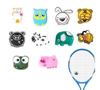 JJiaoLinin Amortisseur Raquette Tennis,Lot de 10 Amortisseur Raquette Silicone Amortisseurs Multifonctionnels en Caoutchouc pour Raquette de Tennis et Squash pour Joueurs Tennis