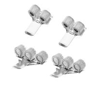 JJiaoLinin Porte-Stylo en Métal, Lot de 4 Porte-Stylos à Deux Trous/Trois Trous Boucle De Stylo Clips de Porte-Stylo Organisateur de Stylo pour Médecins Infirmières Pilotes