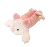 JJIW Trousse à crayons, jolie trousse à crayons d'école, sac de rangement en peluche, grande capacité, sac à stylos à fermeture éclair pour fille et garçon, Piglet, Dessin animé