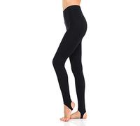 JJJ Legging pour Femme en Jersey de Coton et élasthanne - Taille S, Noir, Taille S
