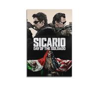 JJKKLB Poster de film Sicario 2 Frontier Soldier - Impression sur toile - Décoration murale moderne pour chambre à coucher - 50 x 75 cm