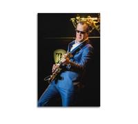 JJKKLB Poster de guitariste Joe Bonamassa 12 - Impression sur toile - Décoration murale moderne pour chambre à coucher - 40 x 60 cm