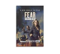 JJKKLB Poster de la série TV Fear The Walking Dead - Poster décoratif sur toile - Affiches murales et image d'art moderne pour chambre à coucher - 50 x 75 cm