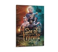 JJKKLB Poster décoratif sur toile Sea of Thieves - Impression d'art moderne pour chambre à coucher - 50 x 75 cm