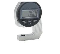 JJKKOZVQF Petit compteur d'épaisseur numérique de 0 à 10 mm/0,01 mm, indicateur de cadran numérique de poche avec grand écran LCD, jauge d'épaisseur (tête Sharp)