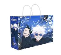 JJKS Sac Cadeaux - Anime Figure Autocollants Broche Carte Poster Jouet Bag - JJKS Figurine Décoration Set