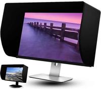 JJKSKV Pare-Soleil en Cuir for Moniteur De 31 À 32 Pouces, Couverture De Tous Les Côtés, for La Protection Contre La Lumière Parasite du Cadre Extérieur du Moniteur Et Anti-Regard