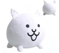 JJKTO The Battle Cats Plush Stuffed Toy Plush Doll,Cat Shape Design Sofa Pillow Decoration Doll, Cute Sleeping Pillow Sofa Cushion for Boys and Girls Kids Fans Collectible Gifts