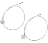 JJLFresheners Lot de 2 buses d'aérosol en aluminium avec tuyau d'extension à 360 degrés pour pulvérisateur mâle 4,5 mm d'extension H3C9