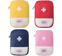 JJLFresheners Lot de 4 mini pochettes de premiers secours, sacs de premiers secours, sacs de secours médicaux, multi-fonctions, sac de rangement pour médicaments d'urgence, fournitures de santé et