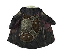 JJLLAZAD Manteau d'hiver Viking Imprimé en 3D Armure De Guerrier Valhalla Manteau Parka Mi-Long Manteau Nordique Veste À Capuche Unisexe,Shield,XXL