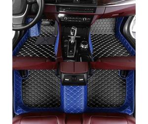 JJNIENUS Voiture Cuir Tapis Sol pour Renault Austral E-Tech Hybrid Esprit Alpine SUV 2022-2025, sur Mesure Couverture ComplèTe Avant ArrièRe Tapis De Sol AntidéRapant Ensemble Protection Accessoires