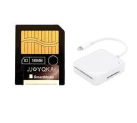 JJOYQKAI SmartMedia Card Carte mémoire SM avec éclairage vers lecteur de carte mémoire 16 Mo