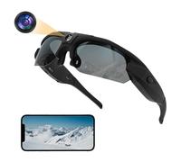 JJPOBYL Caméra de sport avec WiFi, lunettes de soleil pour sports de plein air et vloging, prend en charge iOS et Android (carte mémoire non incluse)