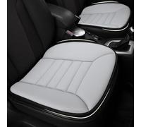 JJQFLB 2 Pièces Coussin Voiture Siege pour Renault Clio 2 3 4 5 mk3 mk4 Megane 2 3 4 CC, Housse de Siège, Mousse Mémoire Protection Confortable Antidérapant Tapis Siege,B-Grey