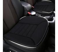 JJQFLB 2 Pièces Coussin Voiture Siege pour Renault Clio 2 3 4 5 mk3 mk4 Megane 2 3 4 CC, Housse de Siège, Mousse Mémoire Protection Confortable Antidérapant Tapis Siege,A-Black
