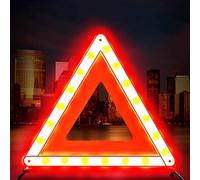 JJQFLB Trépied Réfléchissant Triangulaire pour Voiture, Compatible pour Skyworth HT-i EV6, Panneau D'avertissement de Panne et P'arrêt de Sécurité Routière