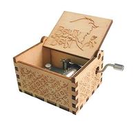 JJQHYC Boîte à Musique à Manivelle Mini Boite a Musique en Bois Thème La Belle et La Bête Cadeau de Anniversaire de Noël