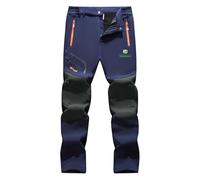jjqnkjxc Jean Homme Doublé Polaire M-e.r_lo Respirant Pantalon Chauffant pour Hiver - pour la Ville et Le Quotidien (Blue,TG)