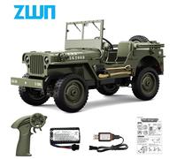 JJRC C8815 1/10 WILLYS JEEP Rc voiture 1941 4WD RTR échelle d'escalade sur chenilles camion militaire véhicule tout-terrain jouet adulte cadeau pour les enfants C8815 1B OB