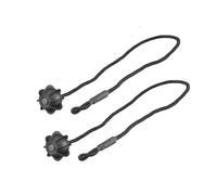 JJRFVBGT Cordons Arrière de Coffre Compatible avec Dacia pour Duster pour Sandero pour Stepway 2021 2 Pièces Hayon De Voiture Coffre Étagère À Colis Cordon Cordon Sangle De Couverture De Tonneau Noir
